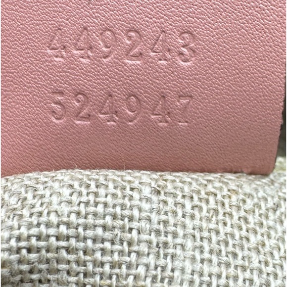 Auth Gucci Soft Pink Micro Guccisima Leather Bree Dome Shoulder Bag Ex++ - Picture 13 of 15